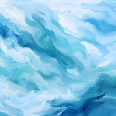 Abstract water ocean wave, blue, aqua, teal texture. Blue and white water wave web banner Graphic Resource as background for ocean wave abstract