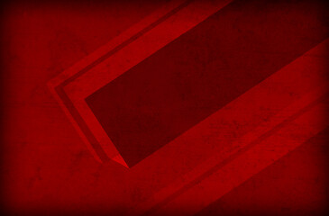 Czerwone tło ściana tekstura kształty - obrazy, fototapety, plakaty
