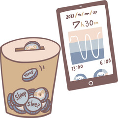 睡眠貯金とスマホで睡眠管理アプリ