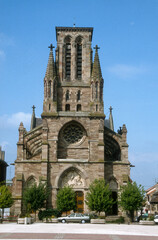 Fototapeta na wymiar Église de l'Assomption de la Bienheureuse Vierge Marie , Phalsbourg, 57, Moselle, France