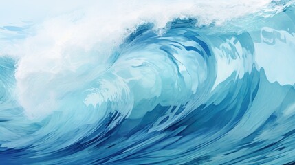 A person riding a large wave on a surfboard. Perfect for capturing the thrill and excitement of surfing. Can be used in sports-related publications or for promoting beach destinations