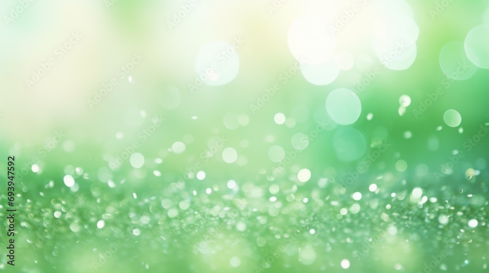 Poster A close-up view of a green and white background. This picture can be used for various design purposes