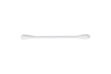 Cotton swab isolated on white background.