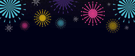 Colorful colourful vector elegant new year banners