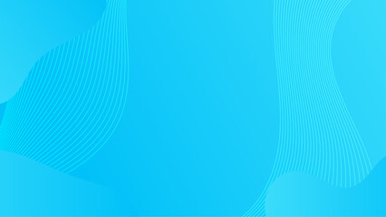 Blue vector simple background with abstract shapes