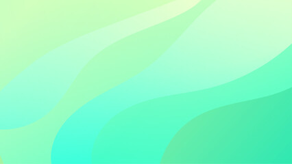 Green and white vector minimalist simple abstract geometric background