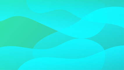 Yellow and green minimal geometric shape abstract background