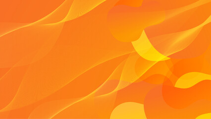 Orange vector modern and simple background with shapes