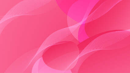 Pink simple abstract background with wave and liquid shape