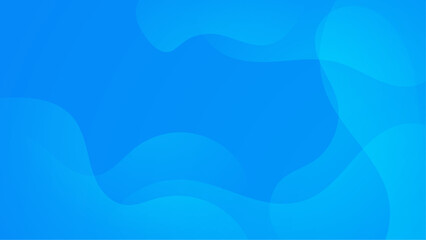 Blue vector modern abstract background with shapes