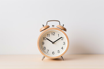 Minimalistic white alram clock