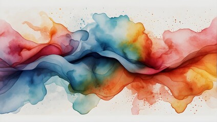 abstract watercolor background - Powered by Adobe