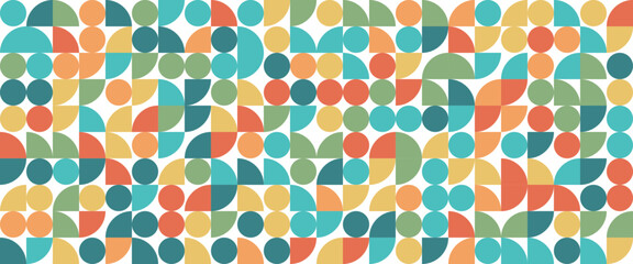 Vector colorful colourful abstract banners with mosaic geometric design