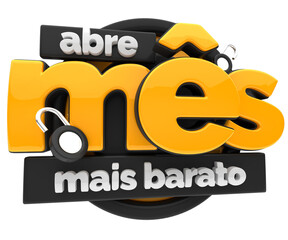 selo 3d abre mês mais barato