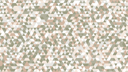 Geometric minimal pattern mosaic. Simple colorful triangle shapes, modern bauhaus banner vector design