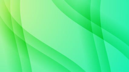 Green vector abstract background with simple geometric shapes