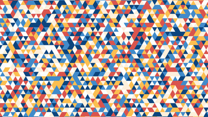 Vector flat design colorful colourful geometric mosaic triangle background
