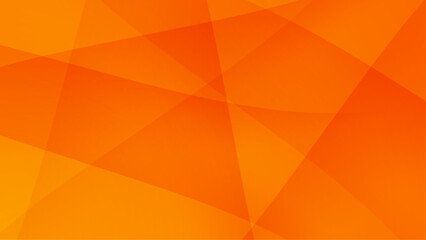 Orange vector abstract geometric shapes background