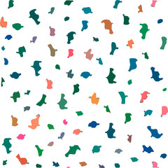 Abstract doodle vector print