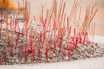 Incense sticks, Phuket, Thailand