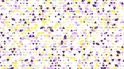 Colorful colourful modern minimalist mid century neo geometric mosaic triangle bauhaus style memphis seamless pattern abstract vector illustration