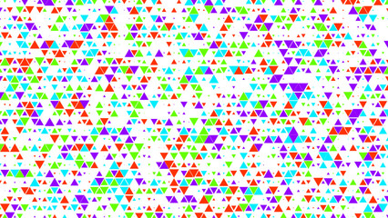 Vector flat design colorful colourful geometric mosaic triangle background