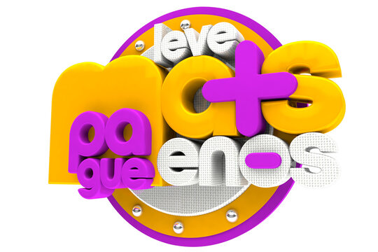 SELO 3D LEVE MAIS PAGUE MENOS