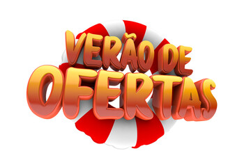 SELO 3D VERÃO DE OFERTAS