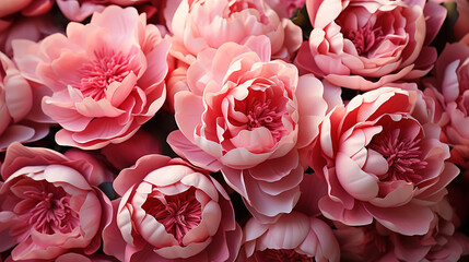 Natural Spring Blossom Beautiful Pink flowers Background_Generative AI