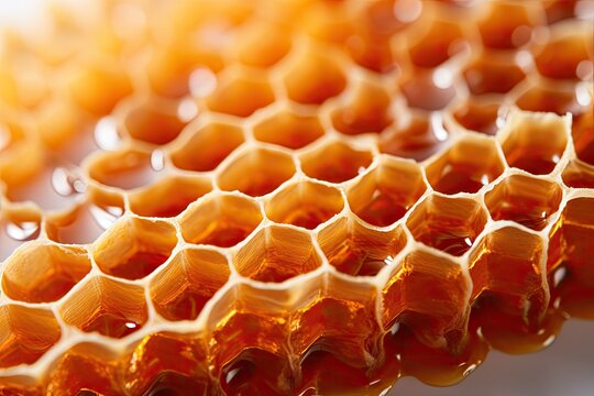honeycombs - macro view