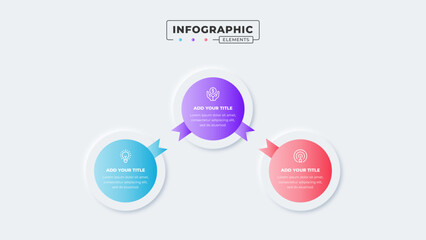 Vector label infographic design template with 3 steps or options