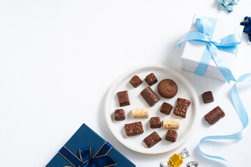 ホワイトデーとチョコのフリースペース