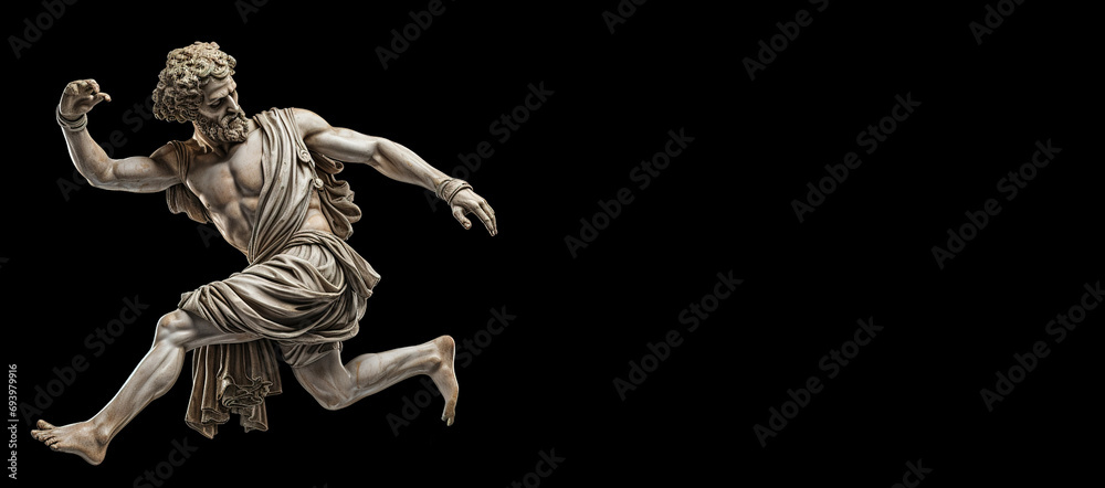 Wall mural Dancing greek statue