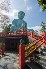 Big Buddha Daibutsu (Japanese style) at Wat Phra That Doi Phrachan, Lampang Province.