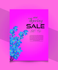 new spring sale design