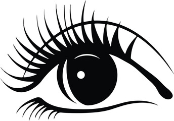 eye logo ,eye, eyeball, eyelashes, eyesight, face, female, focus, glasses, graphic, human, icon, illustration, isolated,  - obrazy, fototapety, plakaty