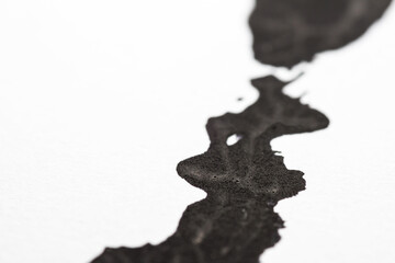 Extreme close up of acrylic paint texture