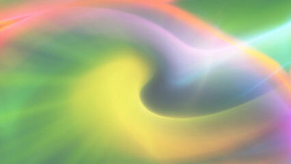 Obraz premium background neon line wave illustration