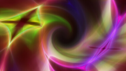 Fototapeta premium background neon line wave illustration