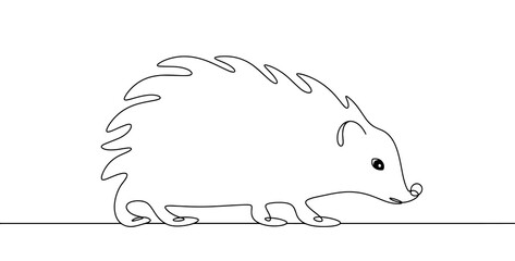 Hedgehog. It's coming. One line