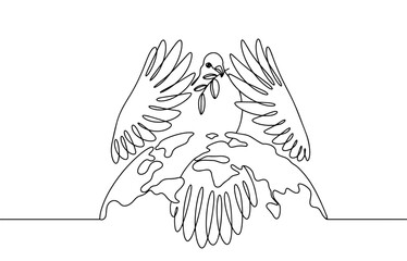 Pigeon. Earth. One line