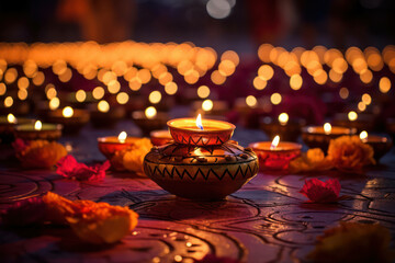 Deepavali diwali indian religion india lamp cultural bright diya festival traditional celebrate background