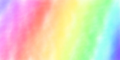 Rainbow watercolor background for subplots and designs.