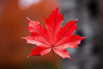 Maple Leaf. Generative AI.