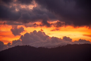 The Most beautiful pink sky background