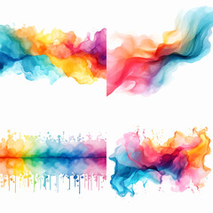 paint, watercolor, color, art, grunge, texture, design, vector, splash, colorful, ink, illustration, pattern, artistic, splatter, brush, water, paper, painting, decoration, rainbow, frame, stain, elem