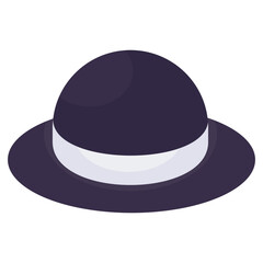 A unique design icon of hat, headwear accessory 