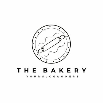 bakery food logo illustration design graphic