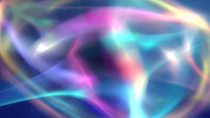 Naklejka premium background neon line wave illustration