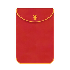 Red envelope with Yuan currency symbol for Chinese New Year